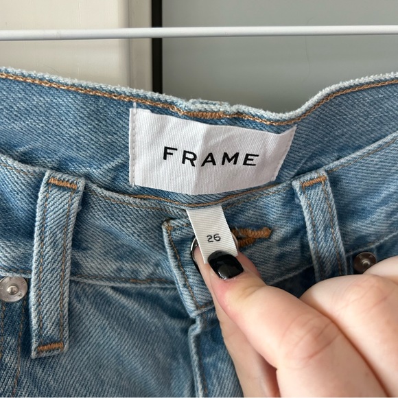 NWT Frame High Rise Baggy Pocket Jeans Revolve - Picture 4 of 6